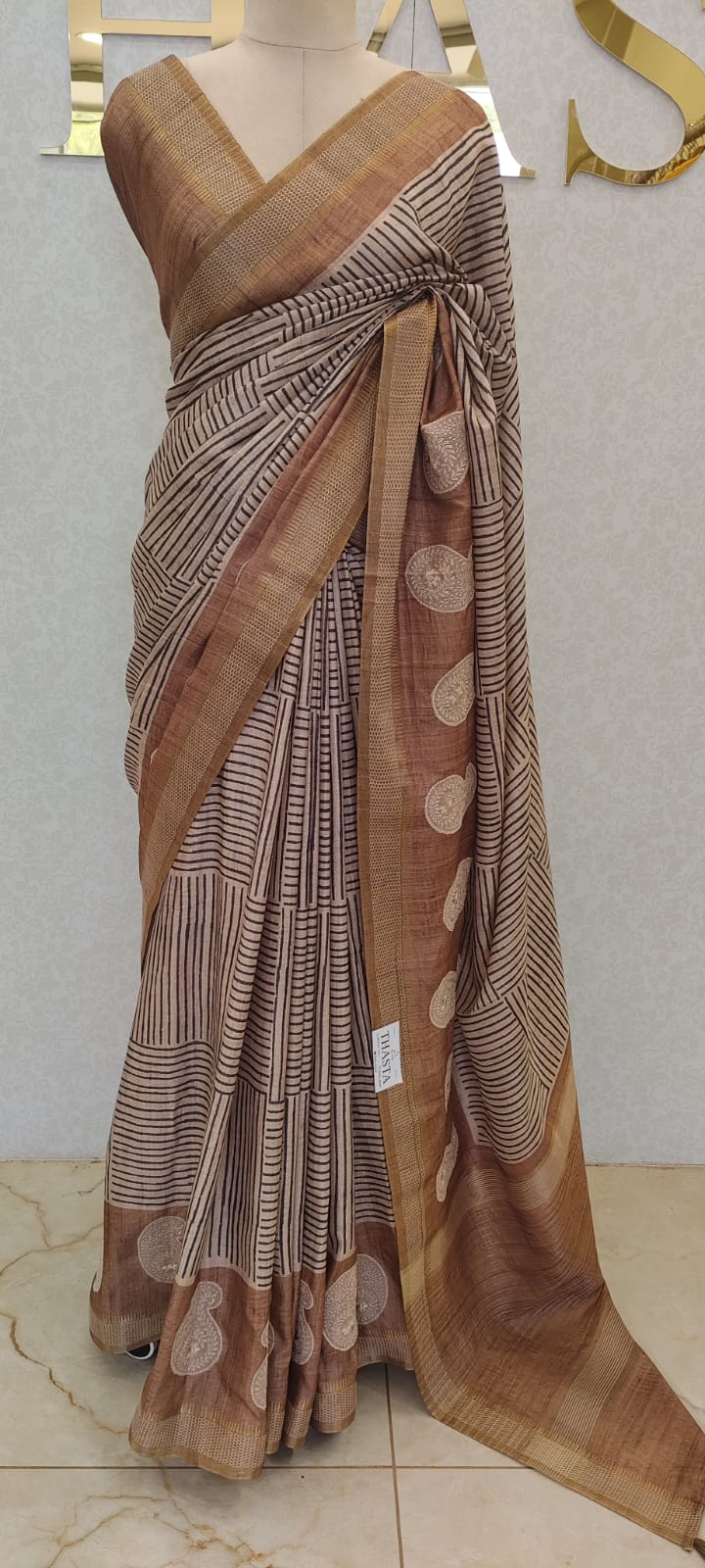 Semi Tussar Saree
