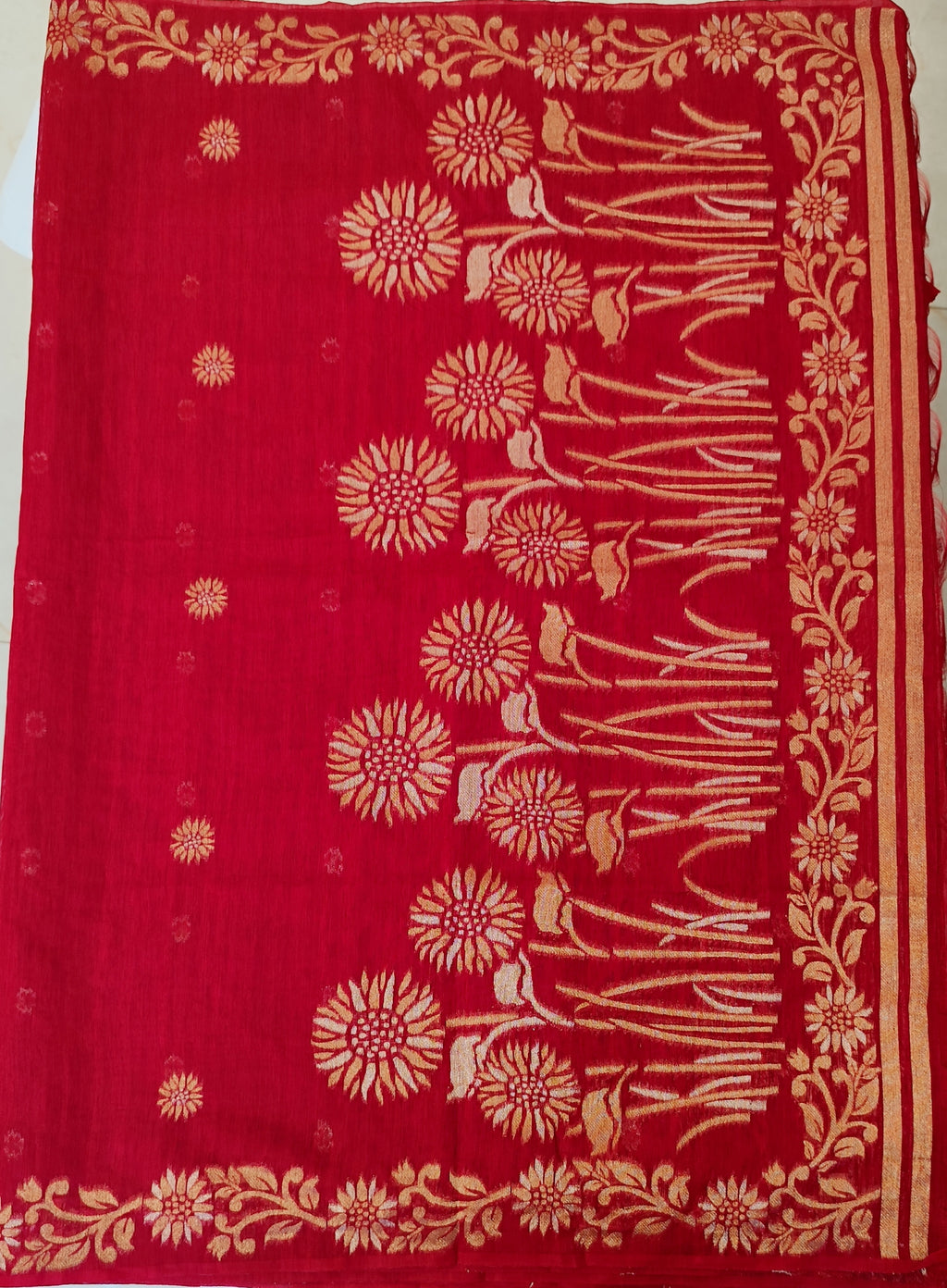 Jamdani cotton saree