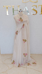 CRUSH ORGANZA SAREE