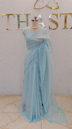 CRUSH ORGANZA SAREE