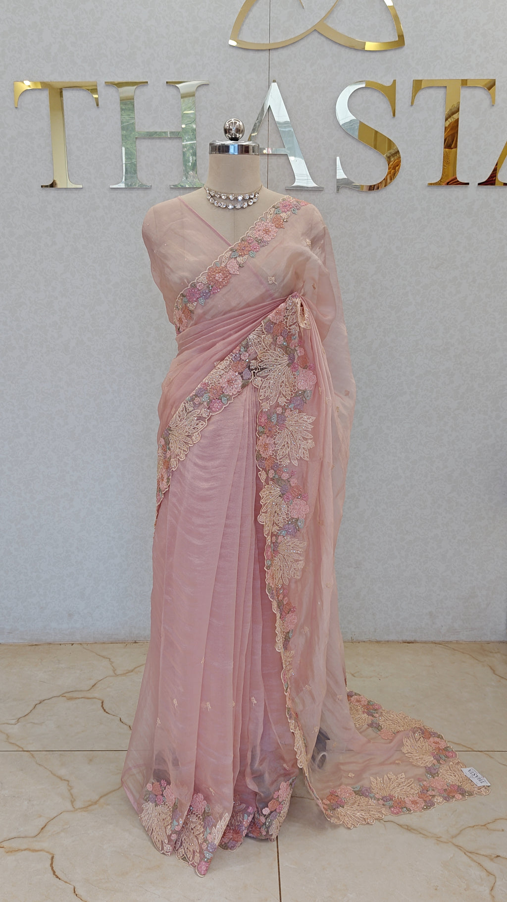 SOFT ORGANZA SAREE