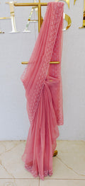 CRUSH ORGANZA SAREE