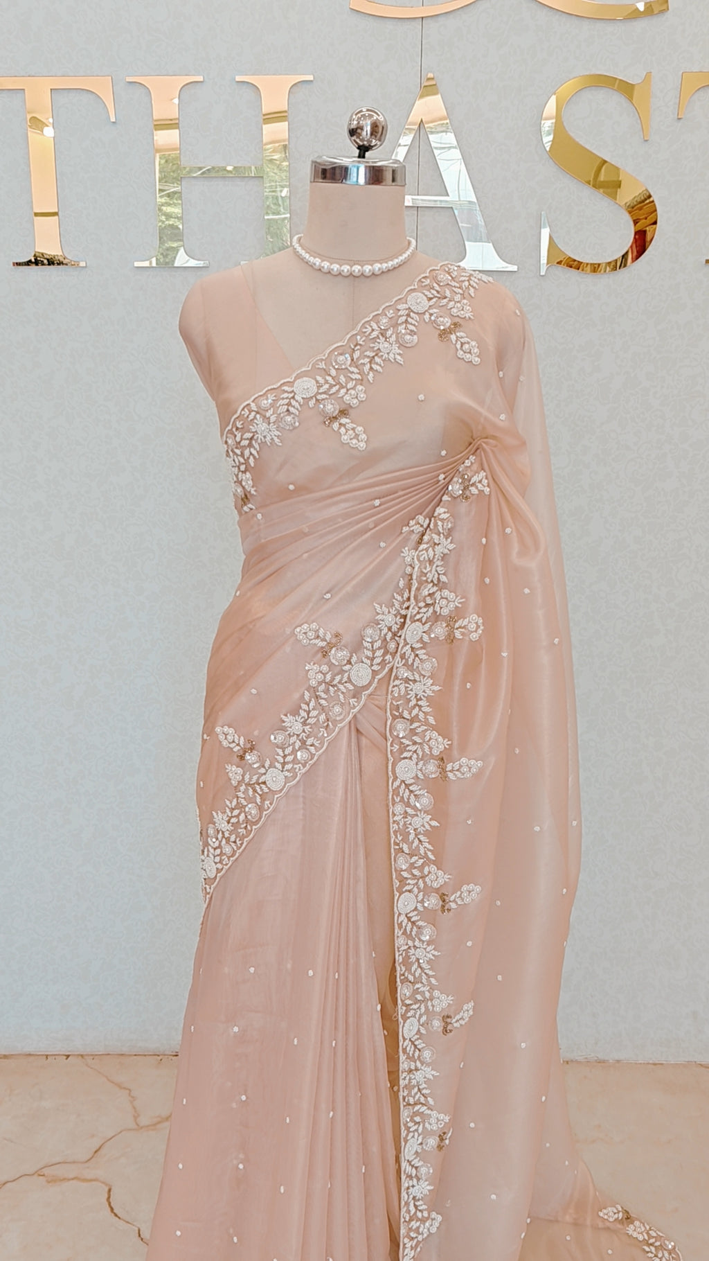 NET TISSUE SAREE
