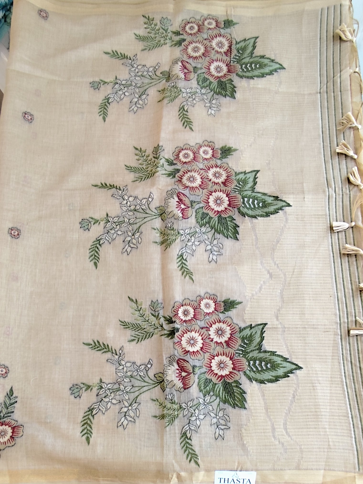 Jamdani cotton saree