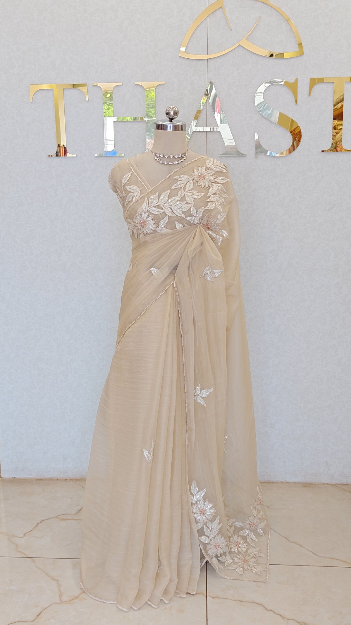 CRUSH ORGANZA SAREE