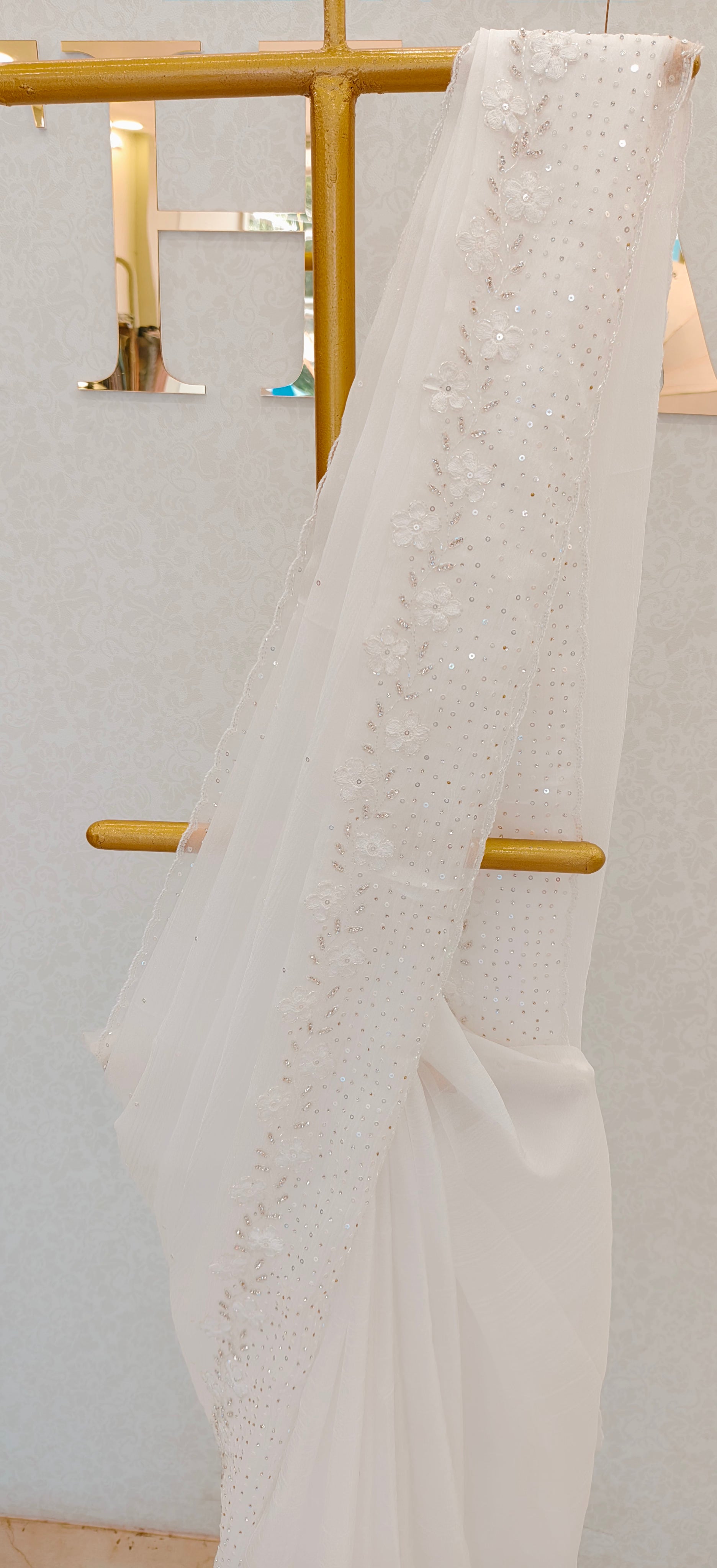 CRUSH ORGANZA SAREE