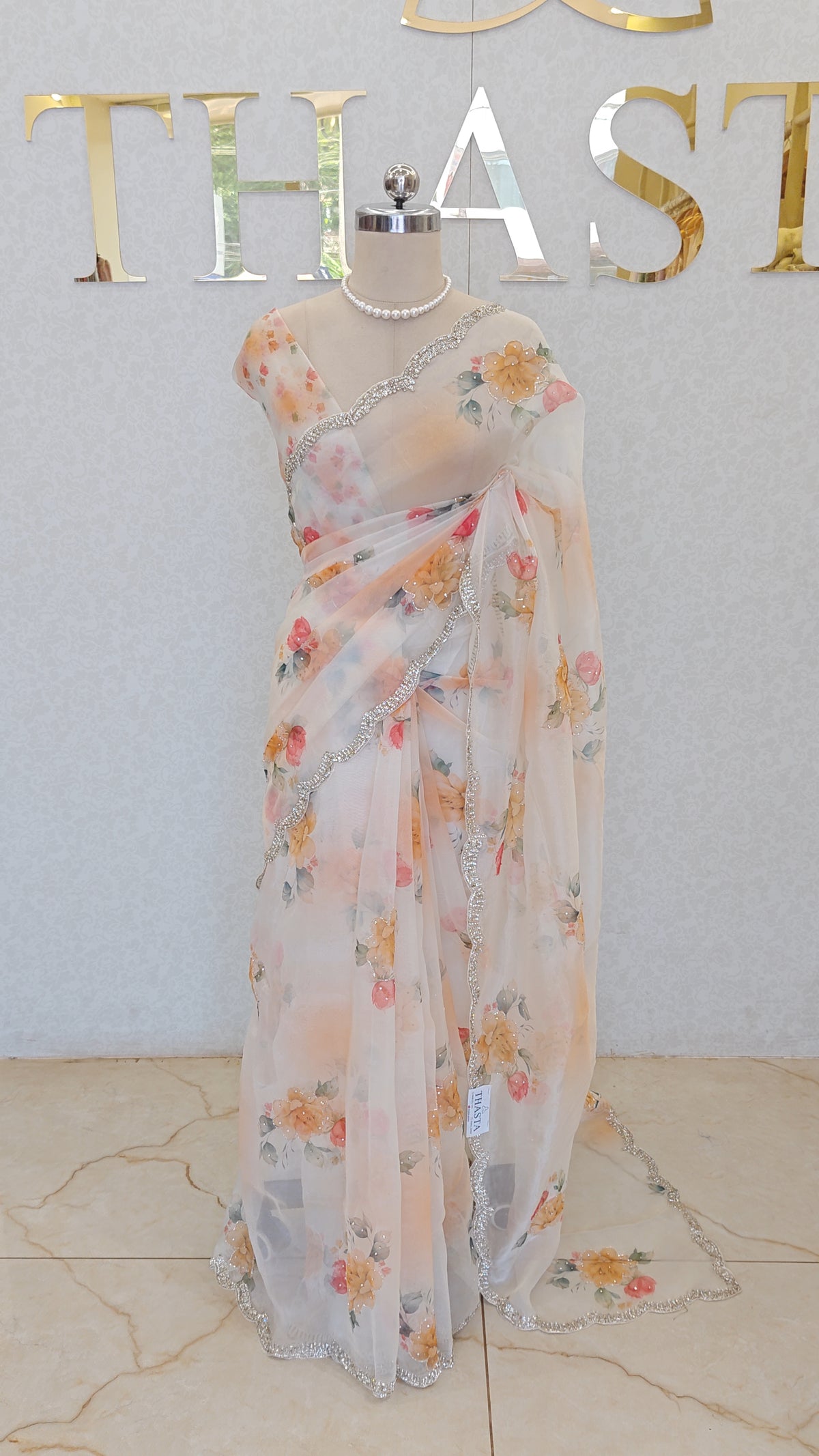 Organza saree