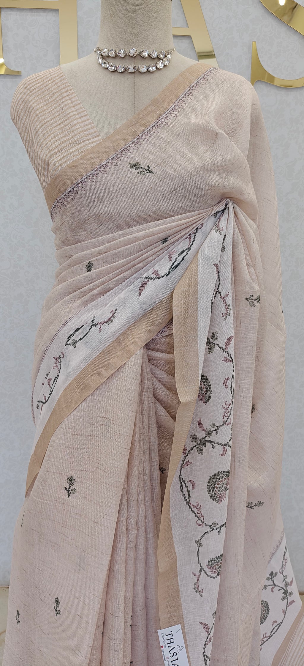 LINEN SAREE