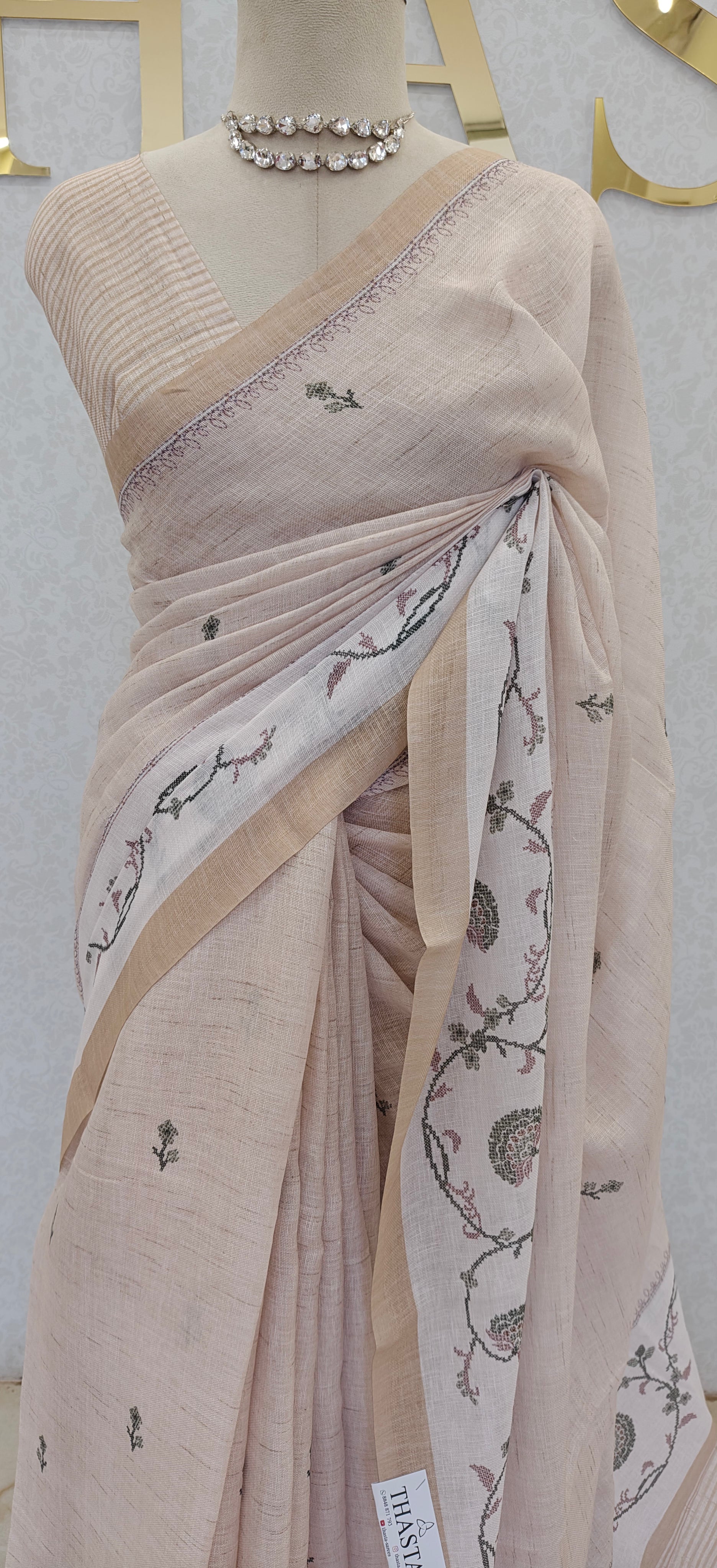 LINEN SAREE