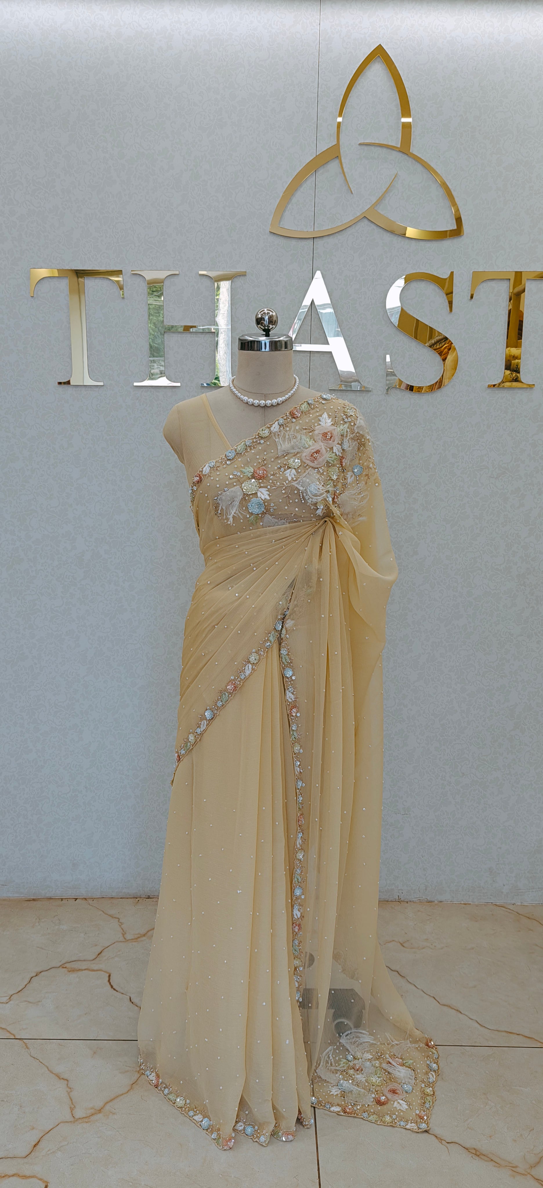 CRUSH ORGANZA SAREE