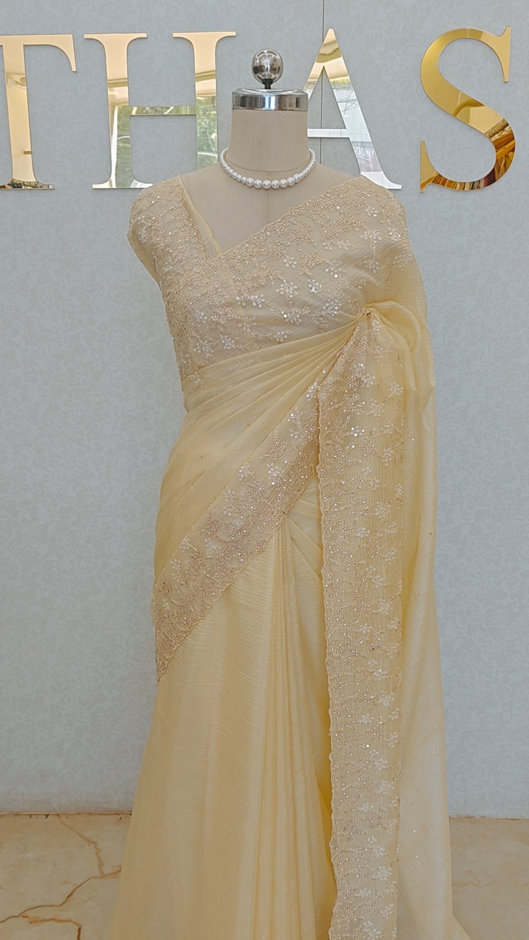 CRUSH ORGANZA SAREE