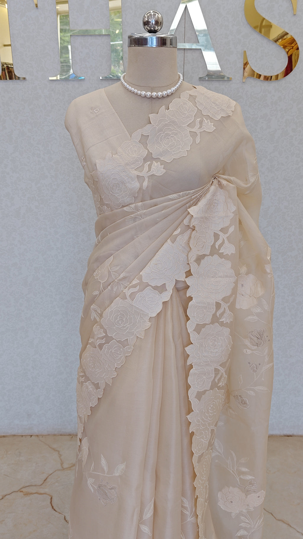 PURE ORGANZA SAREE