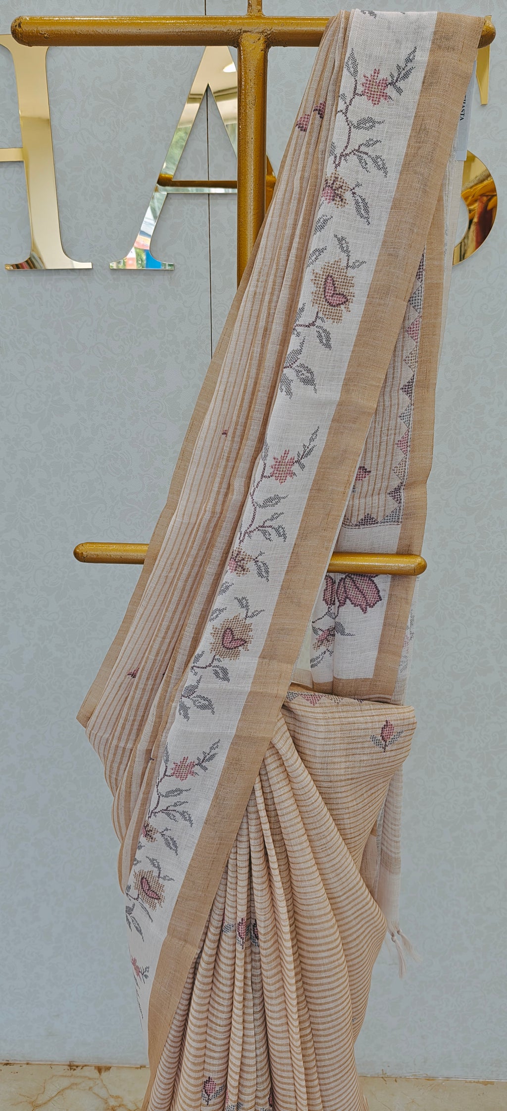 LINEN SAREE