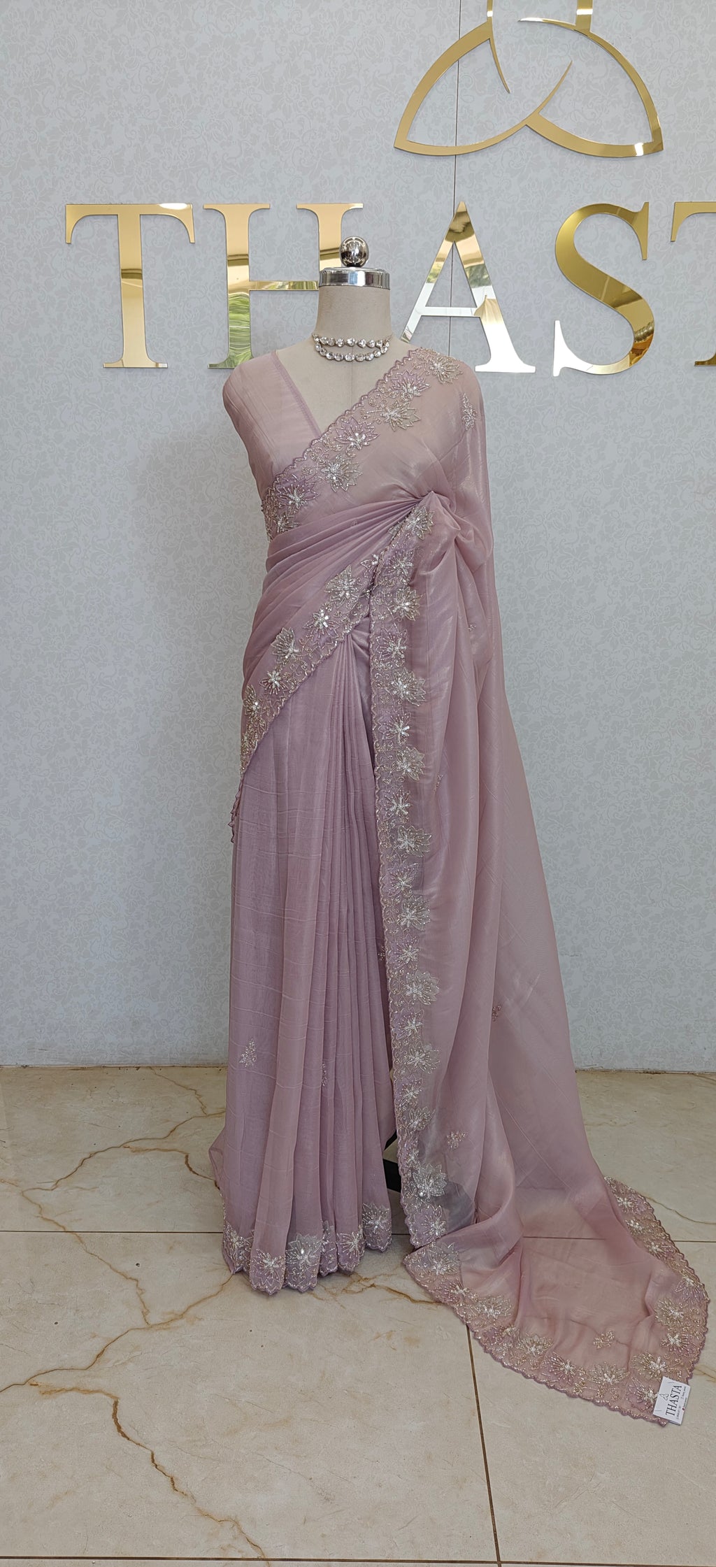 FLOWY ORGANZA SAREE