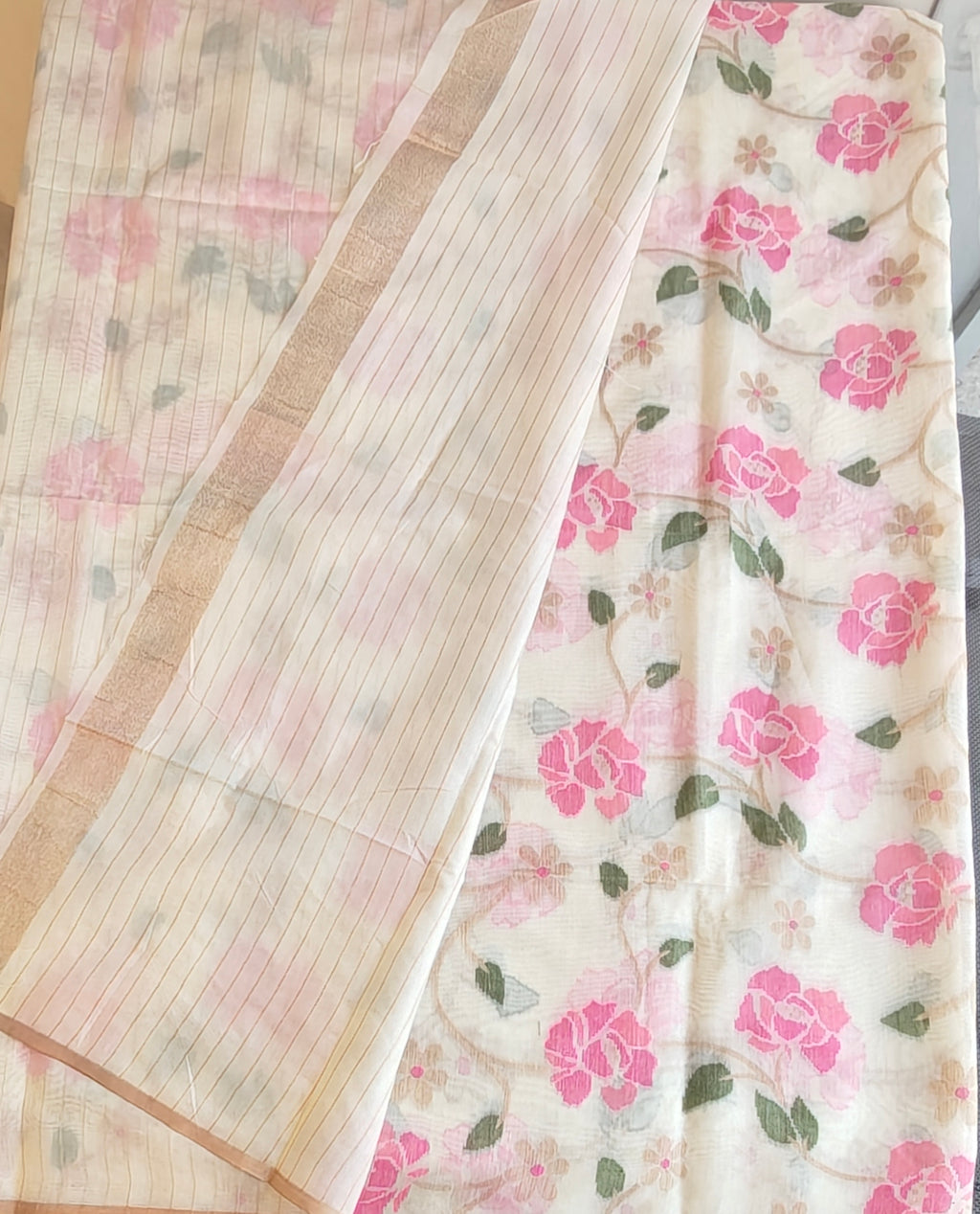 Jamdani cotton saree
