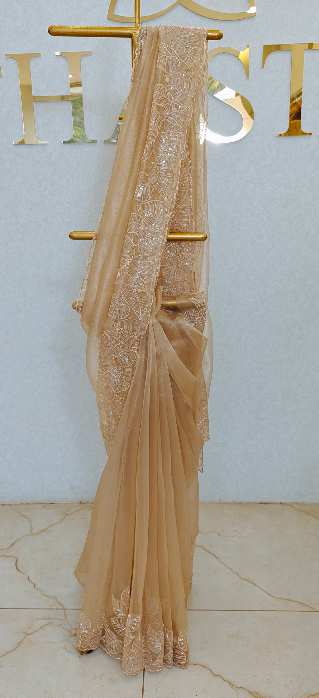 GLASS ORGANZA SAREE