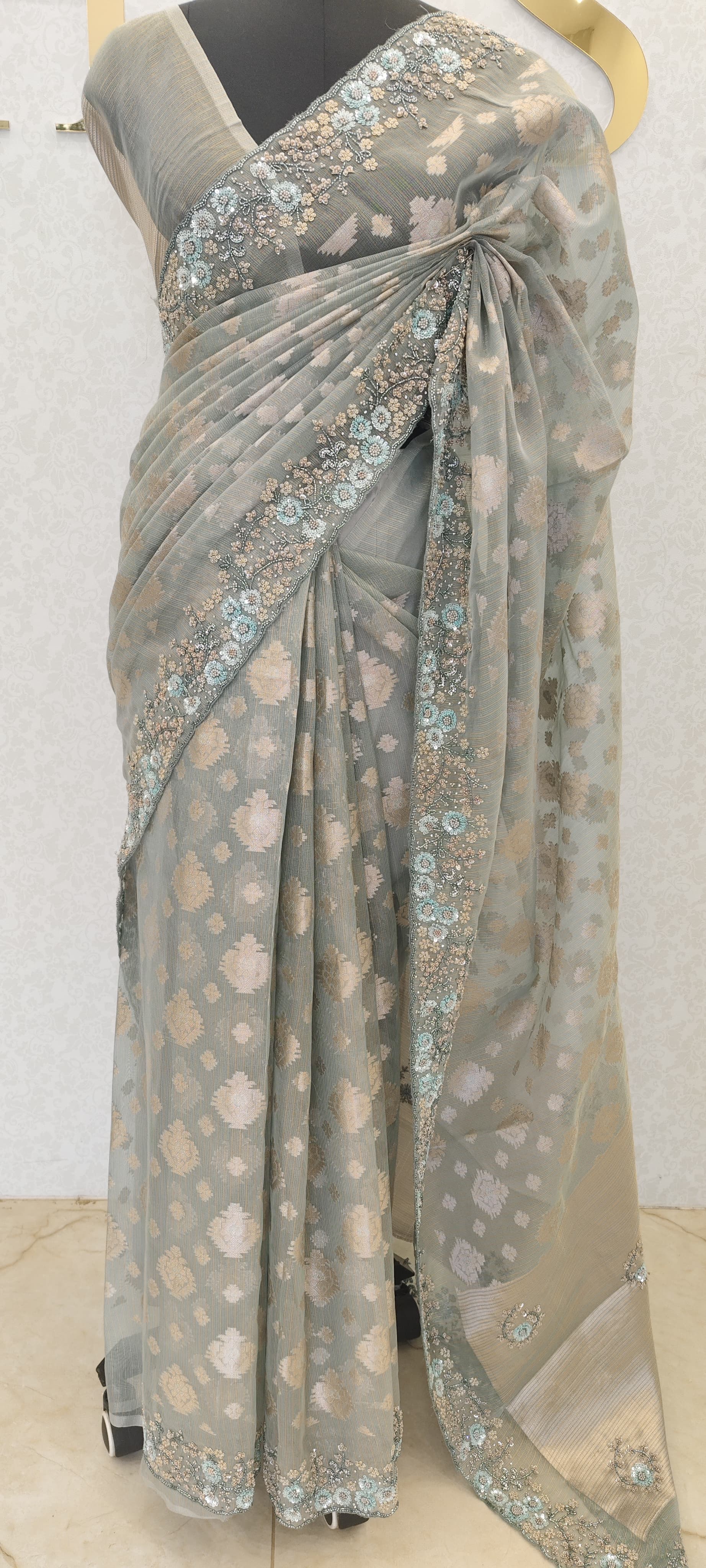 Organza saree