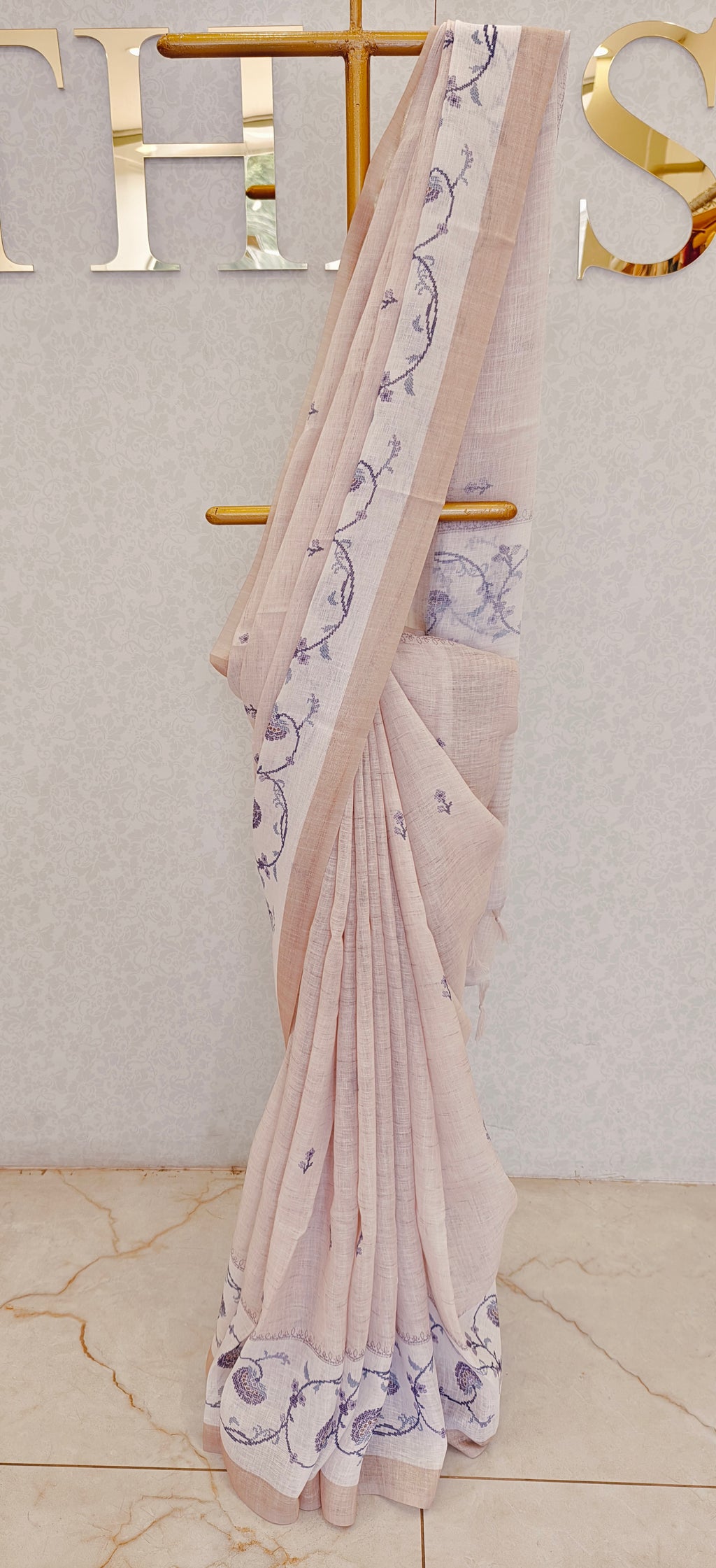 LINEN SAREE