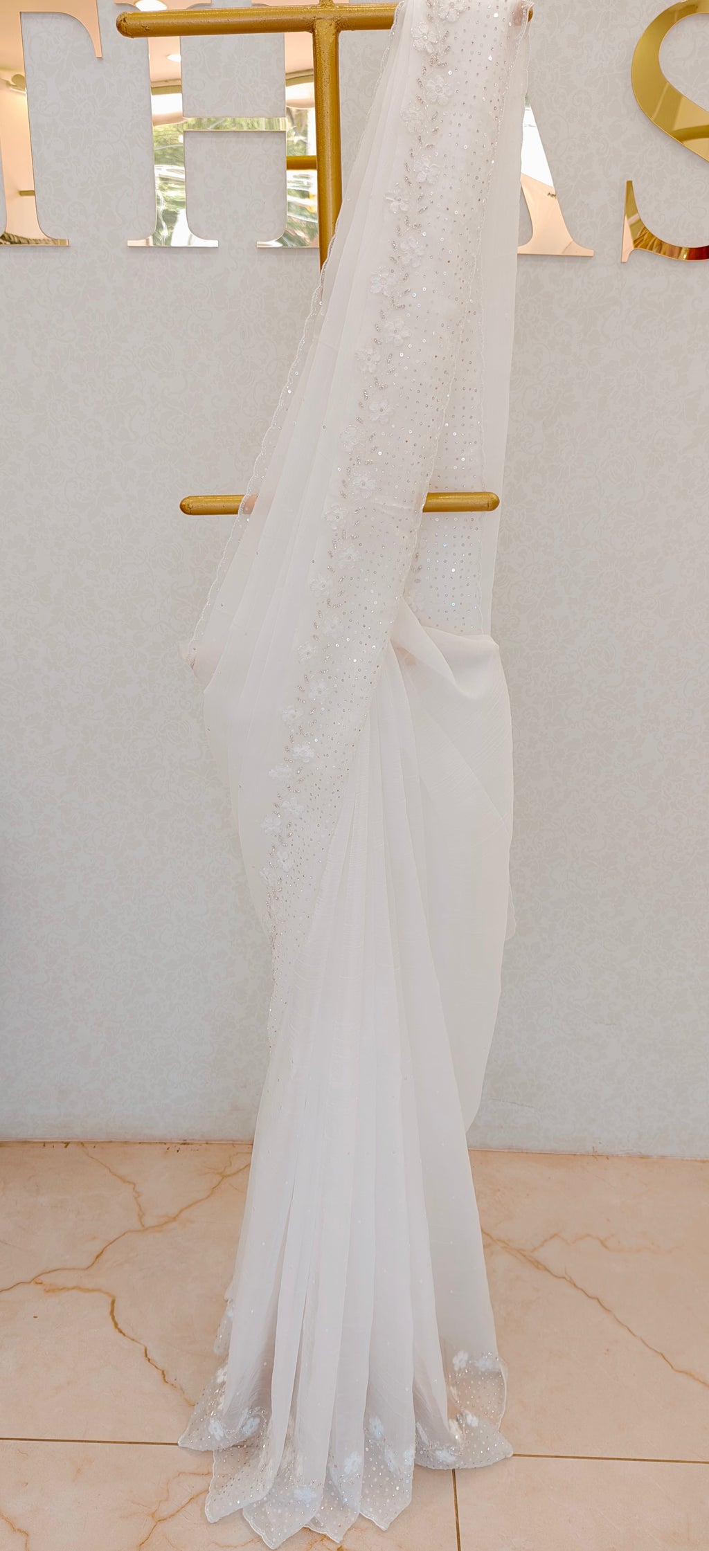 CRUSH ORGANZA SAREE