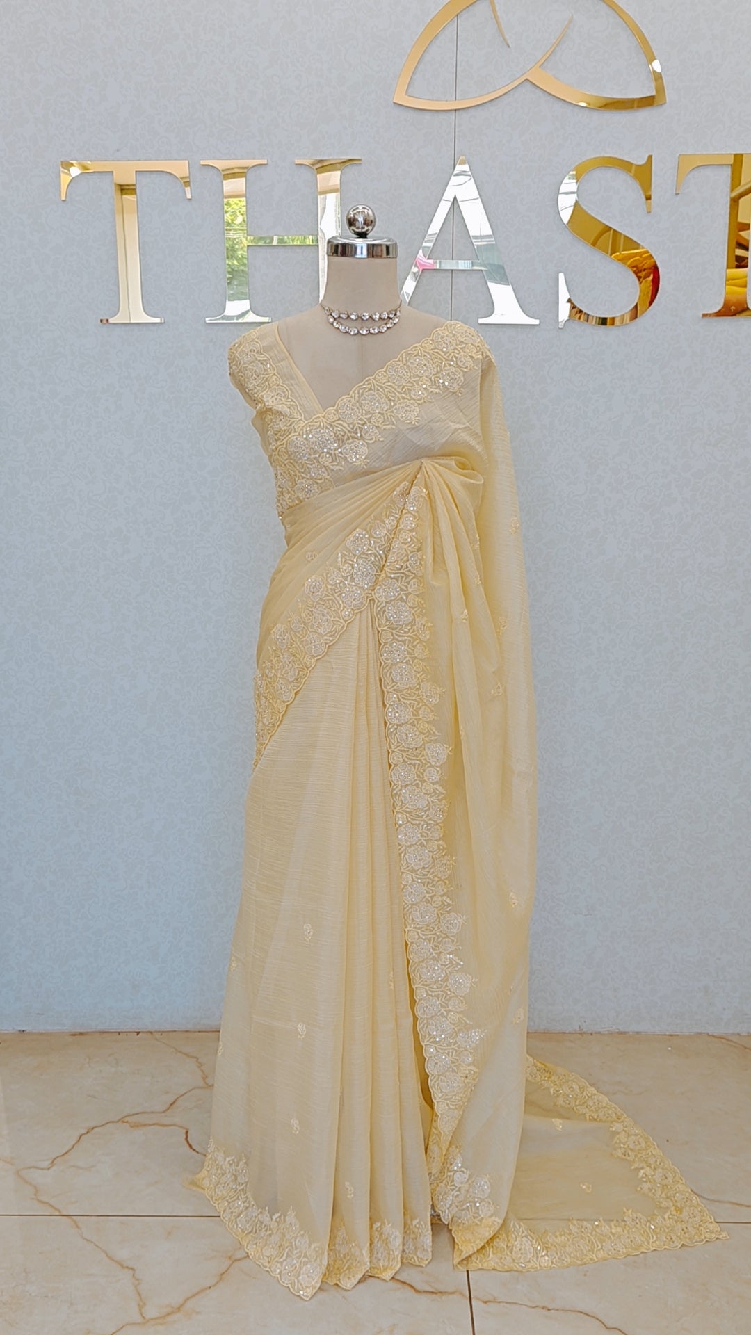 CRUSH ORGANZA SAREE