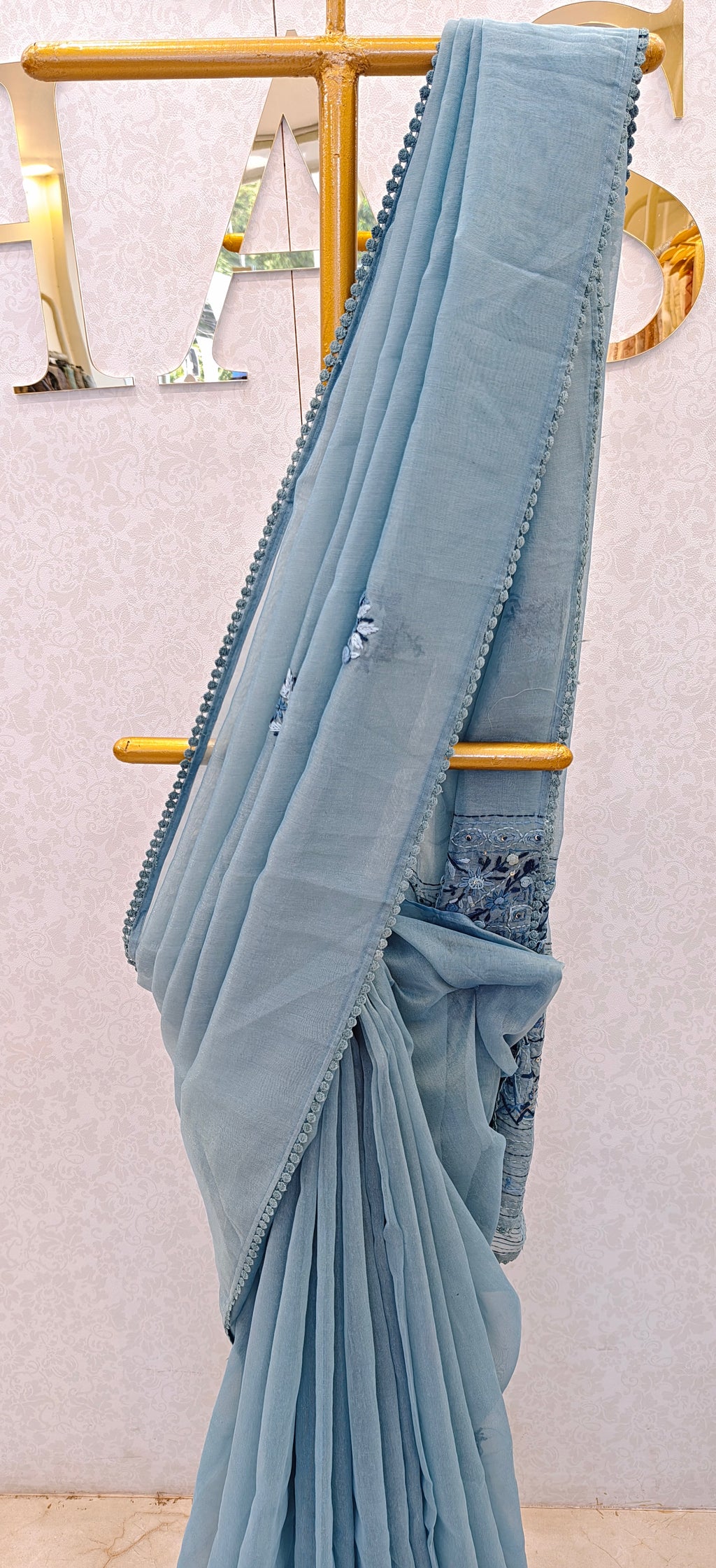 CHANDERI TISSUE SAREE