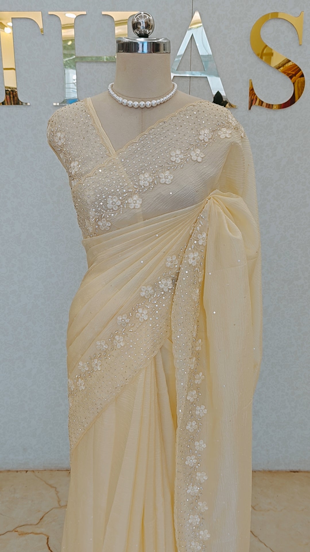 CRUSH ORGANZA SAREE