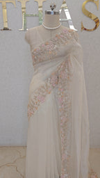 GLASS ORGANZA SAREE