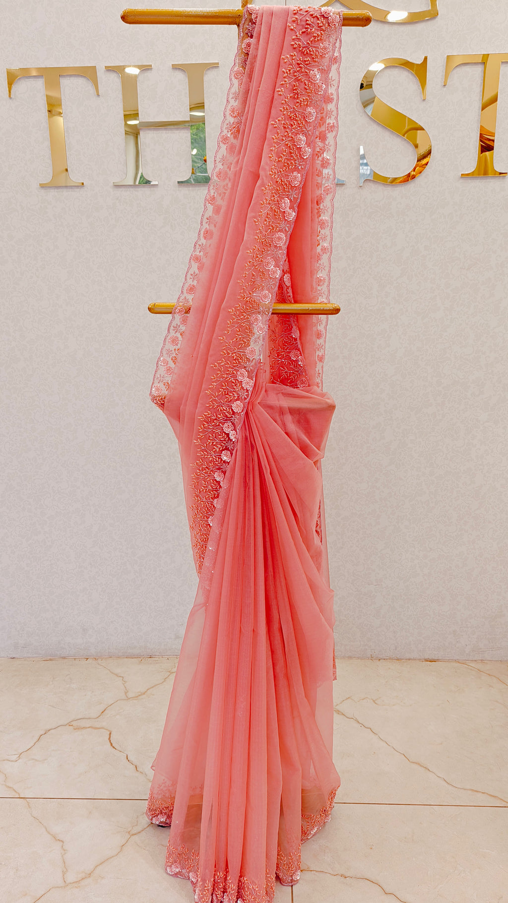 PURE ORGANZA SAREE
