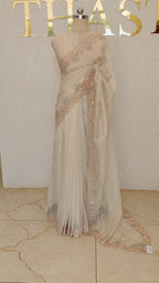 FLOWY ORGANZA SAREE