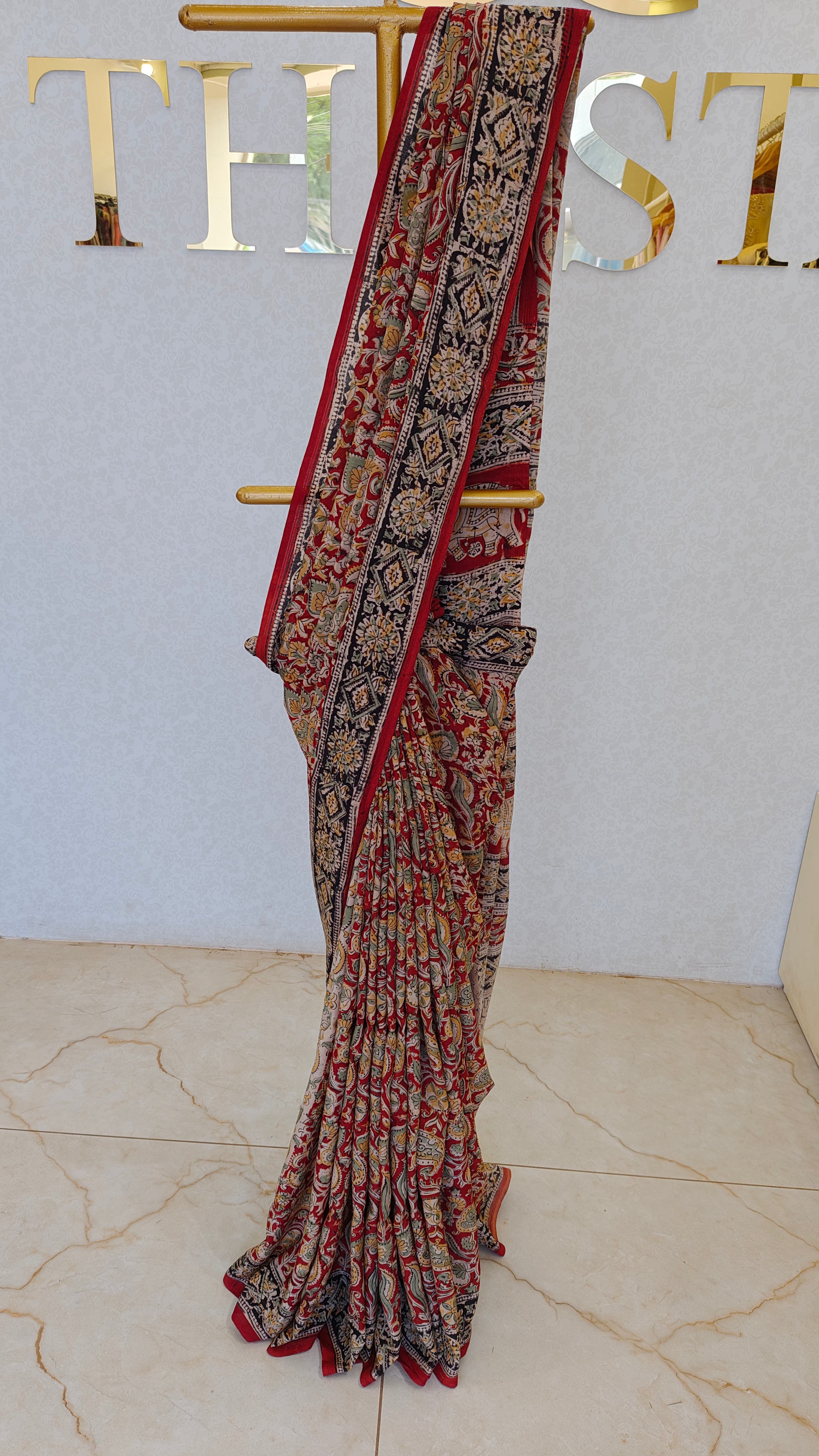 KALAMKARI SILK SAREE