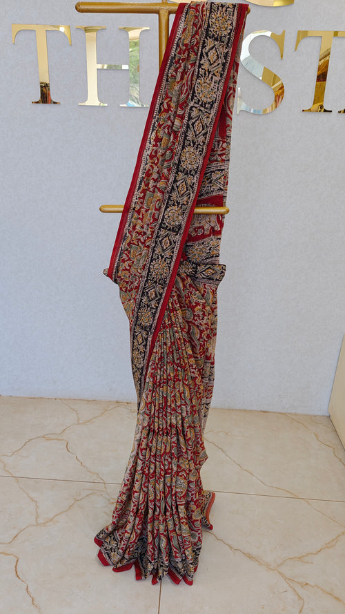 KALAMKARI SILK SAREE