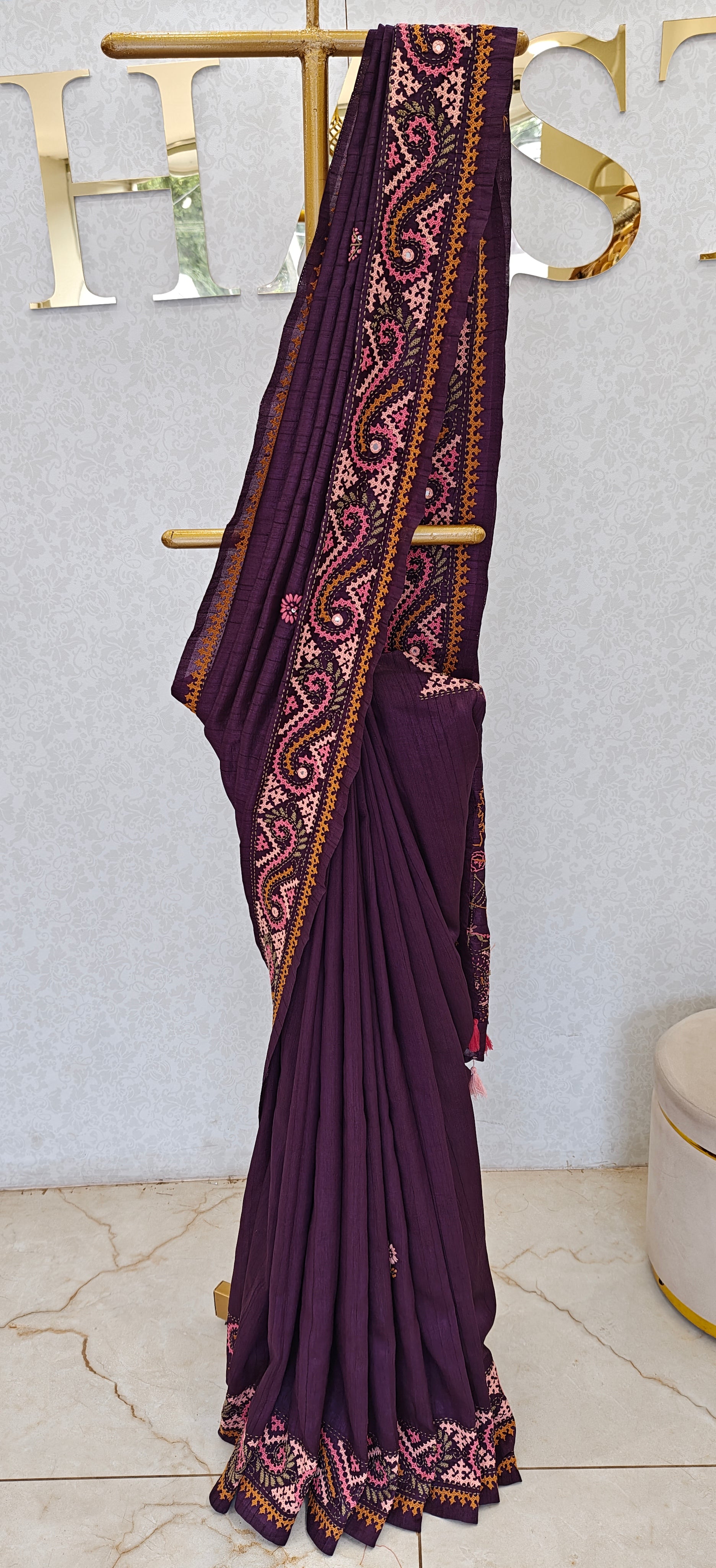 Tussar saree