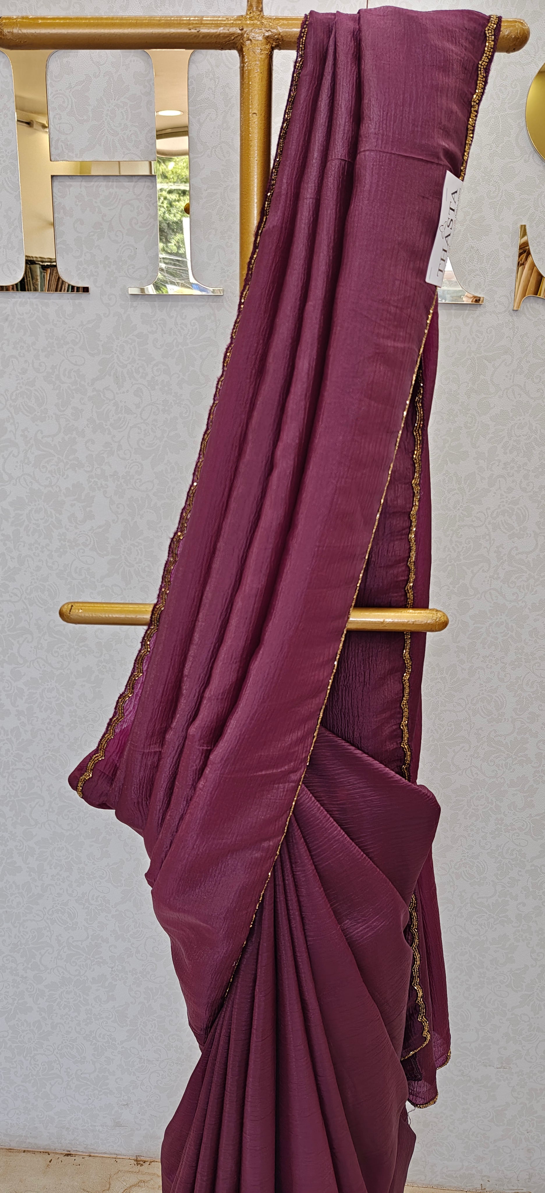 CRUSH ORGANZA SAREE