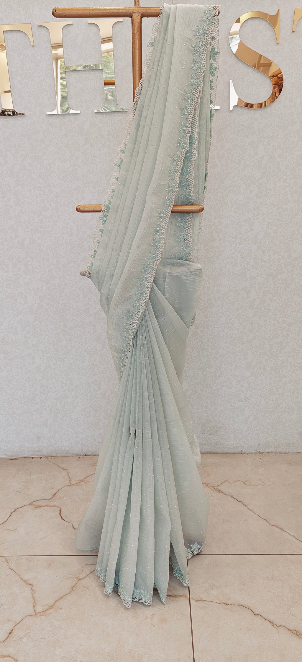 CRUSH ORGANZA SAREE