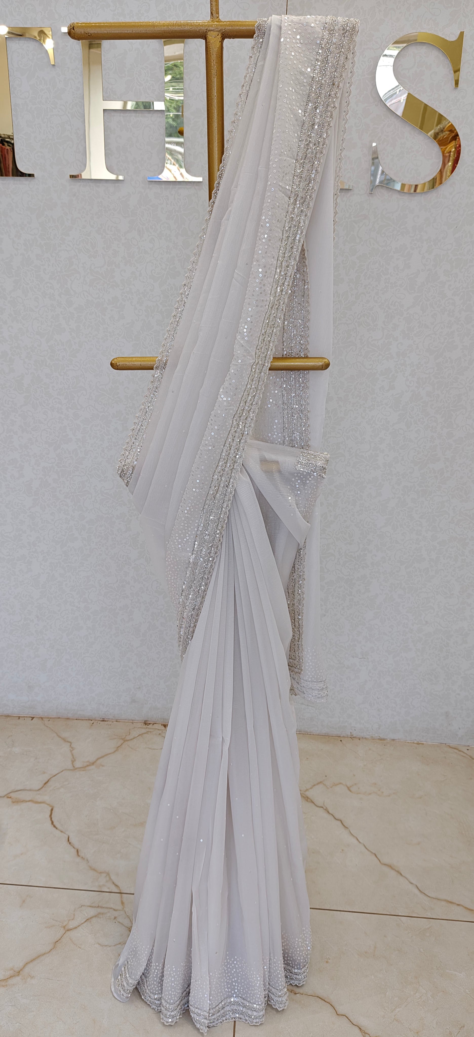 CRUSH ORGANZA SAREE