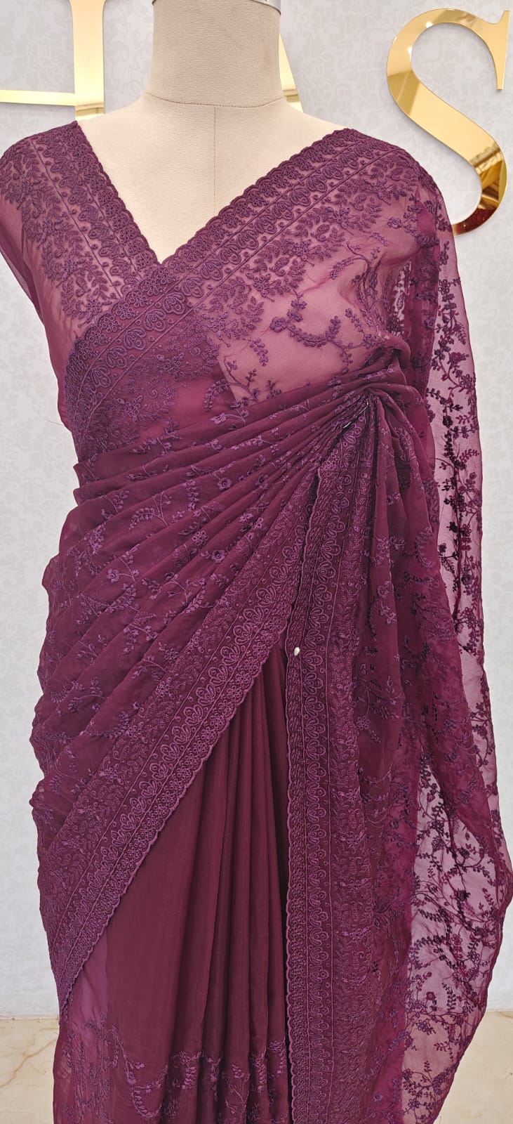 ORGANZA SAREE