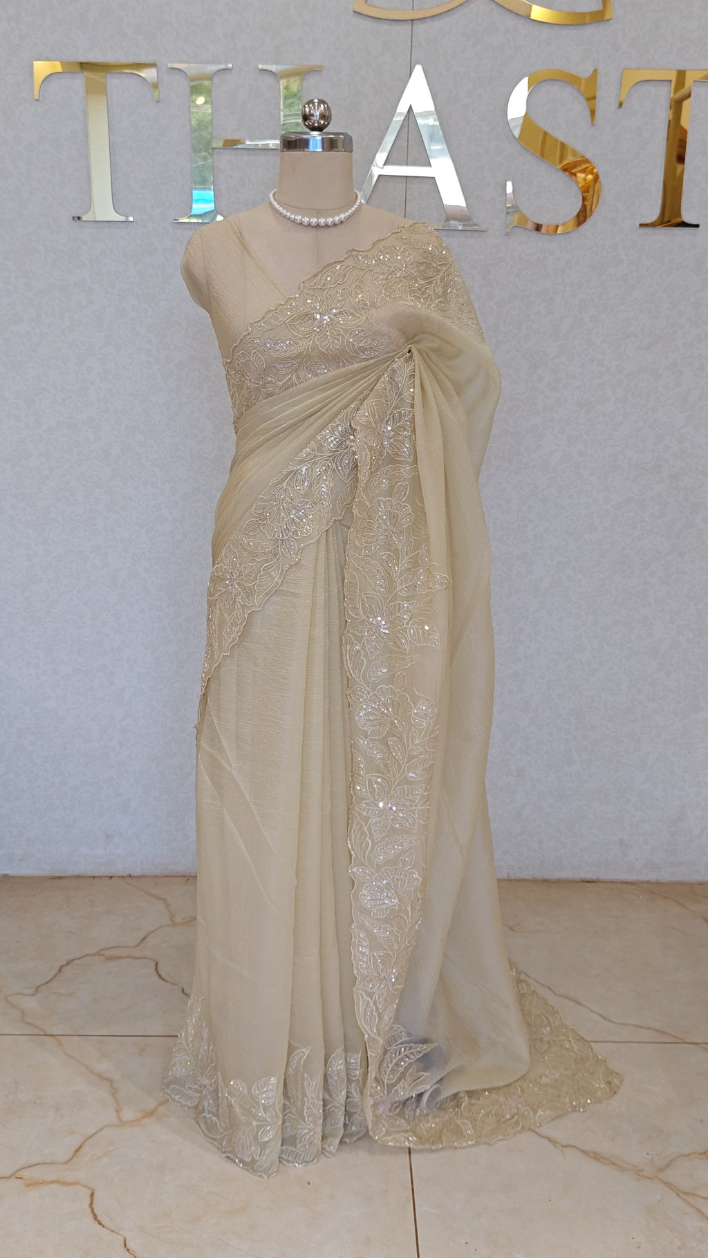 CRUSH ORGANZA SAREE