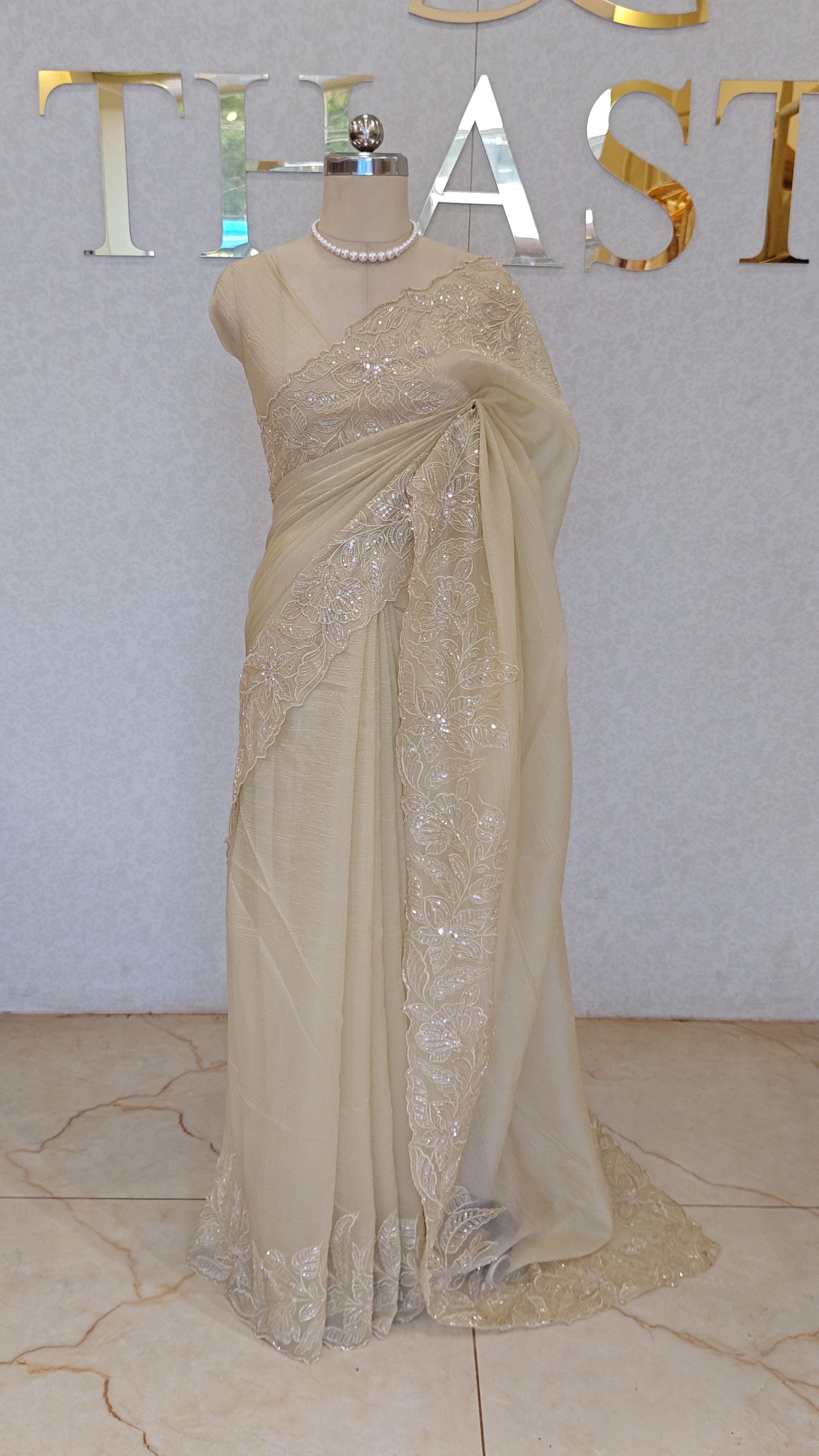 CRUSH ORGANZA SAREE