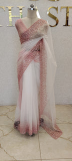PURE ORGANZA SAREE