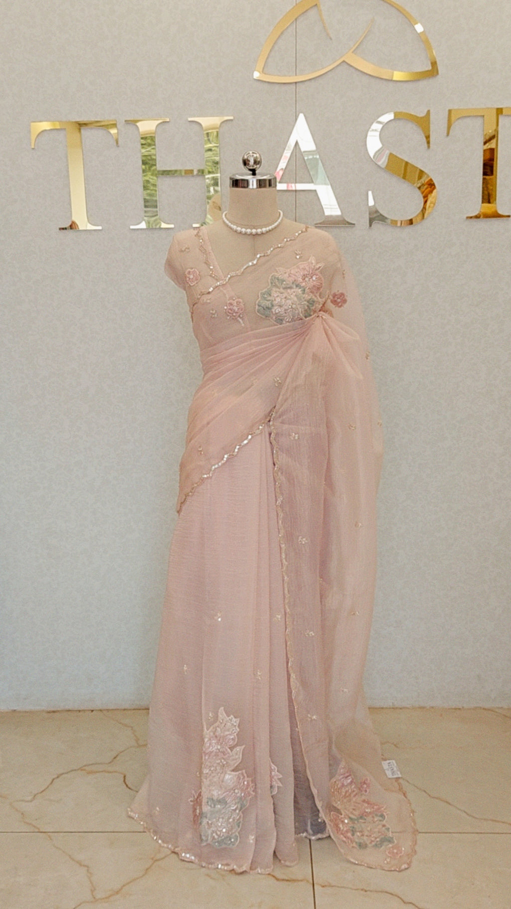 CRUSH ORGANZA SAREE