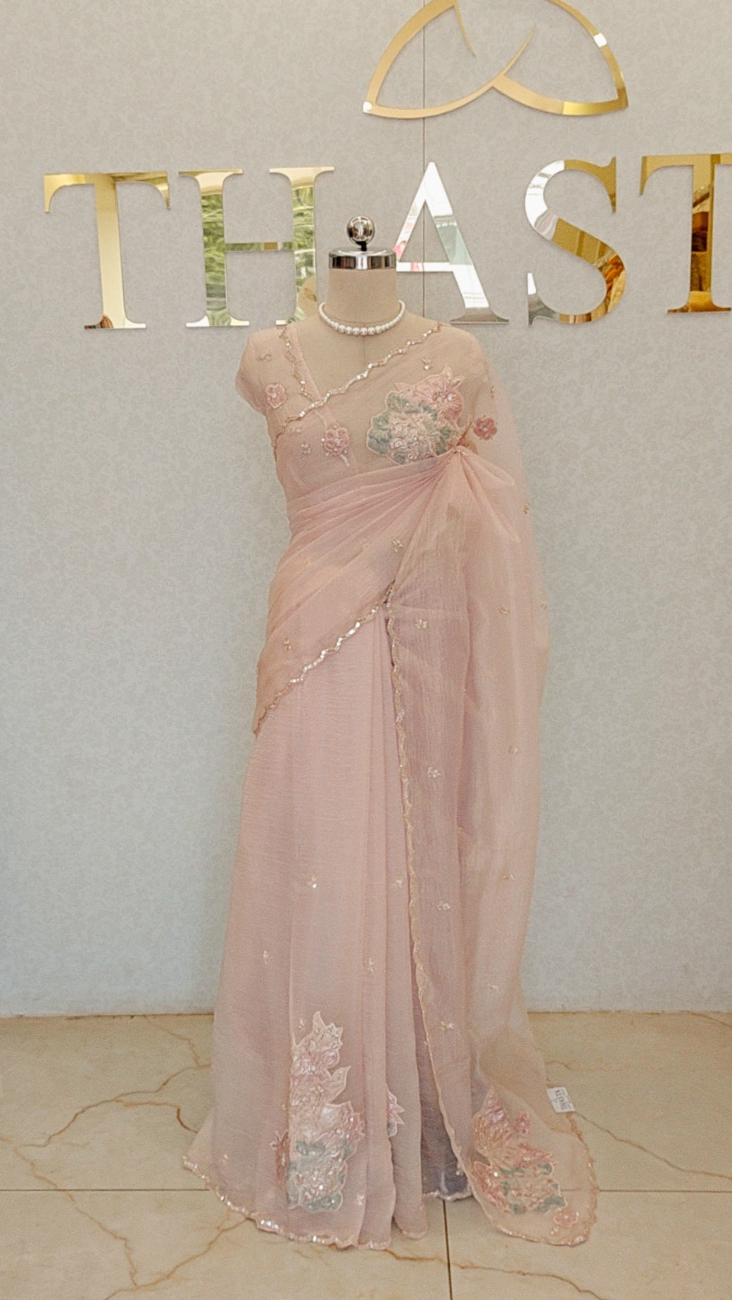 CRUSH ORGANZA SAREE
