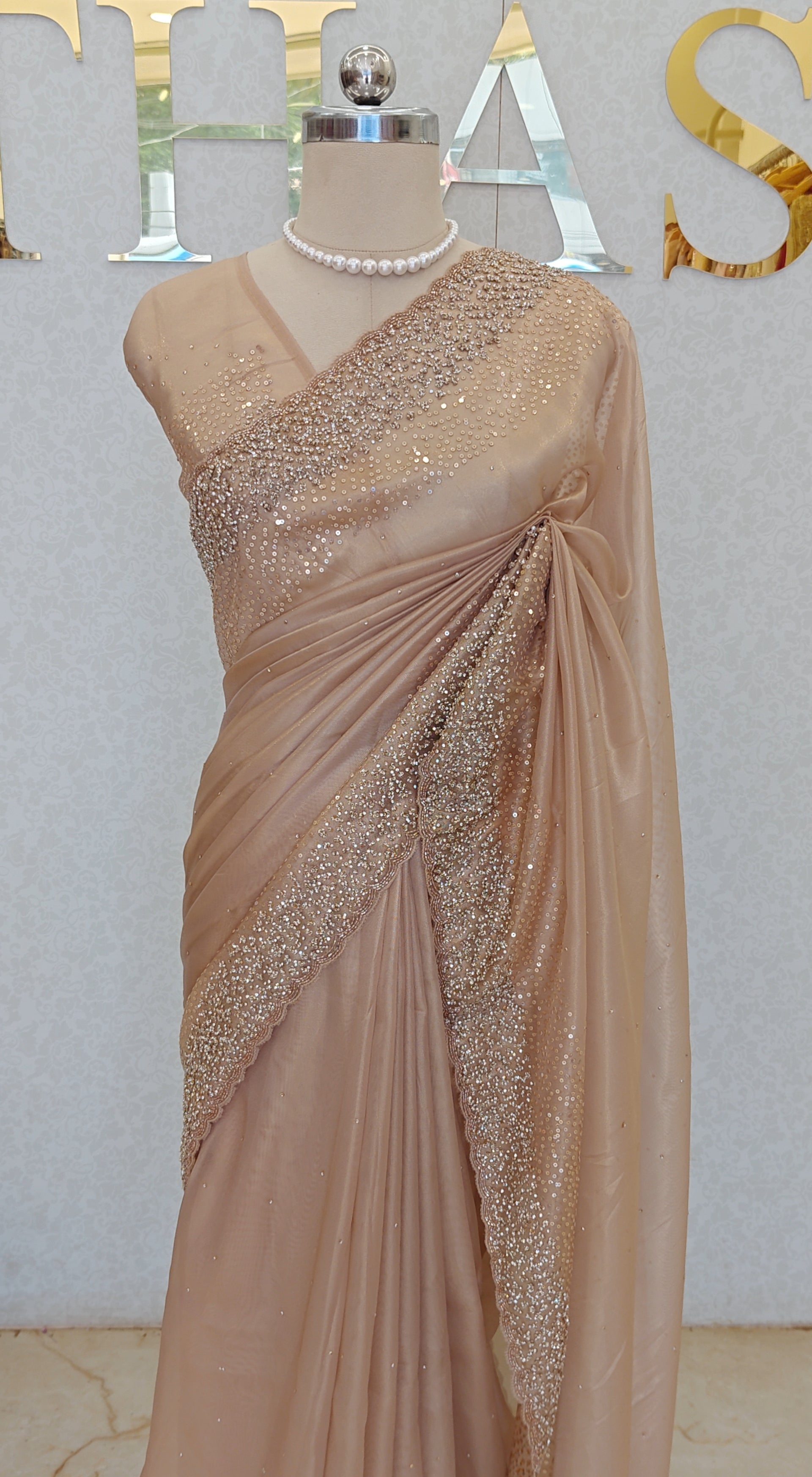 RAINA NET TISSUE SAREE