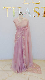 FLOWY ORGANZA SAREE