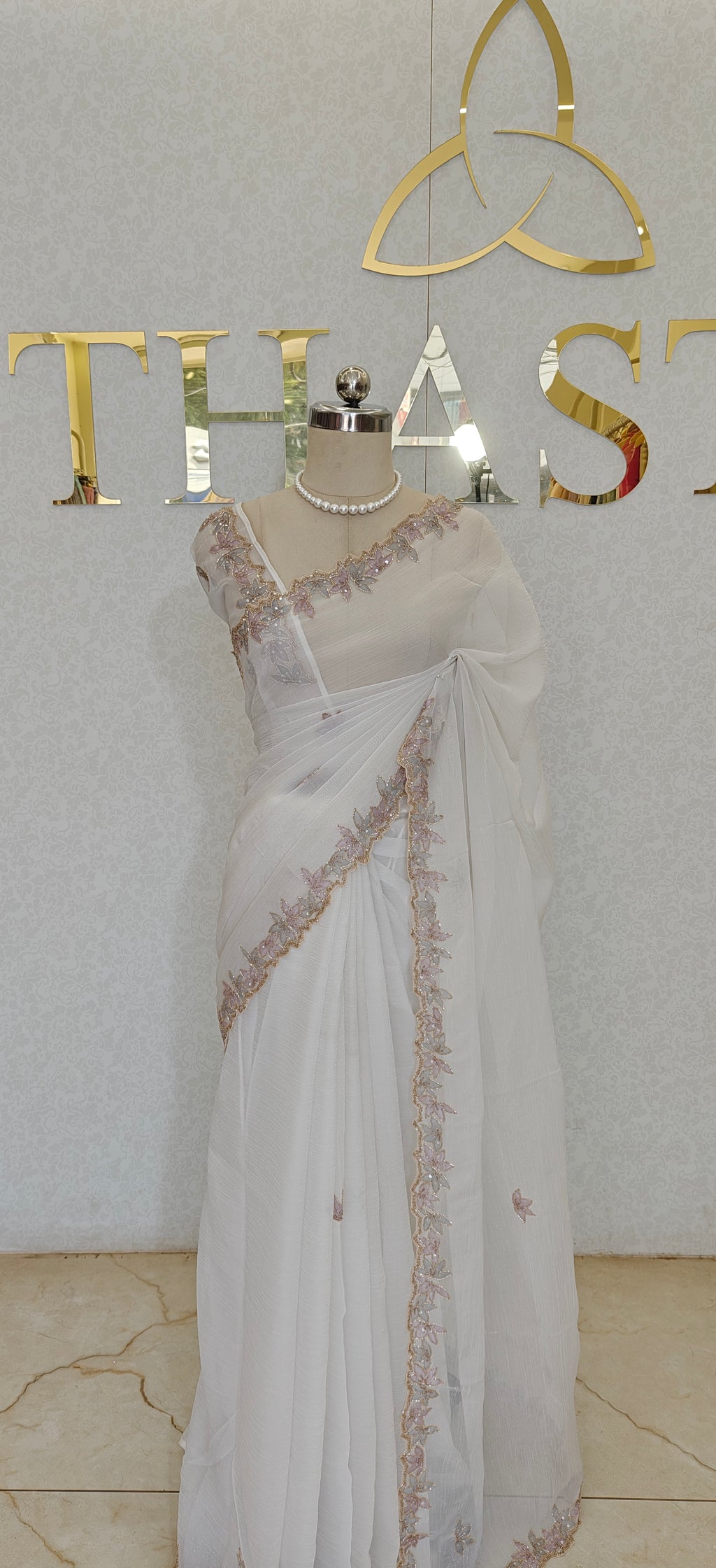 CRUSH ORGANZA SAREE