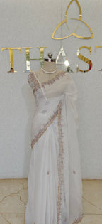CRUSH ORGANZA SAREE