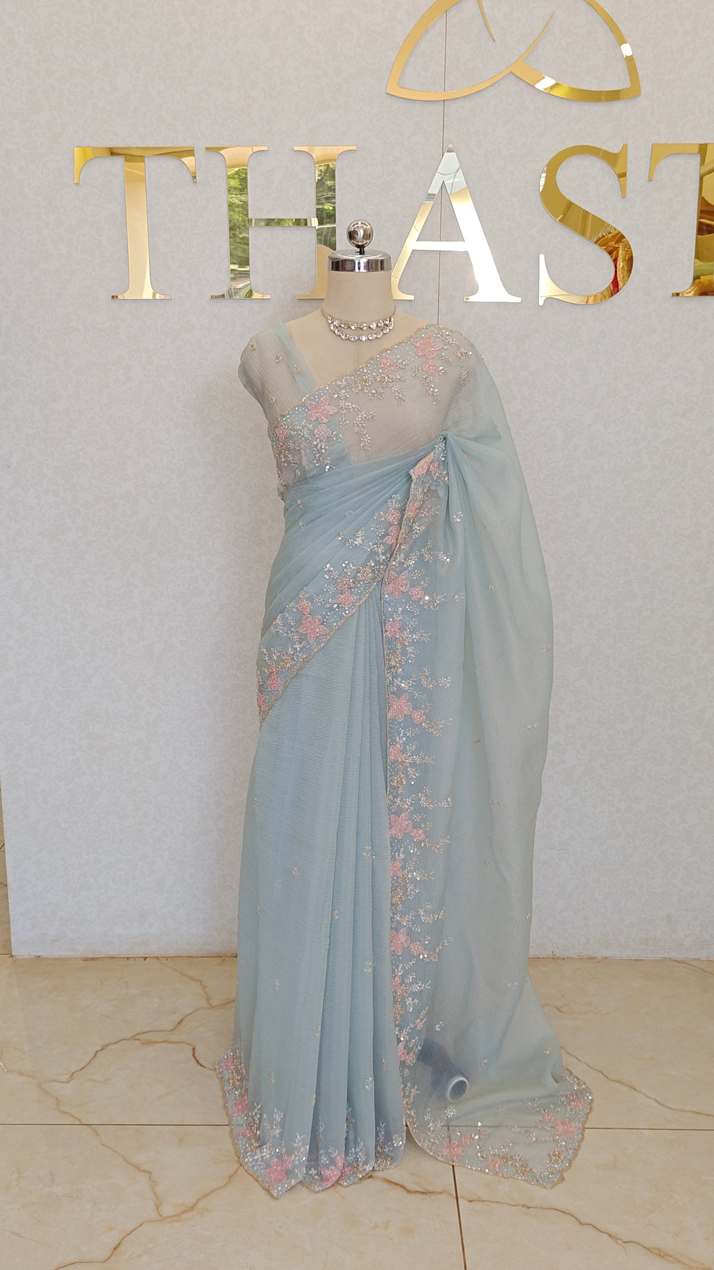 CRUSH ORGANZA SAREE