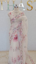 PURE ORGANZA SAREE