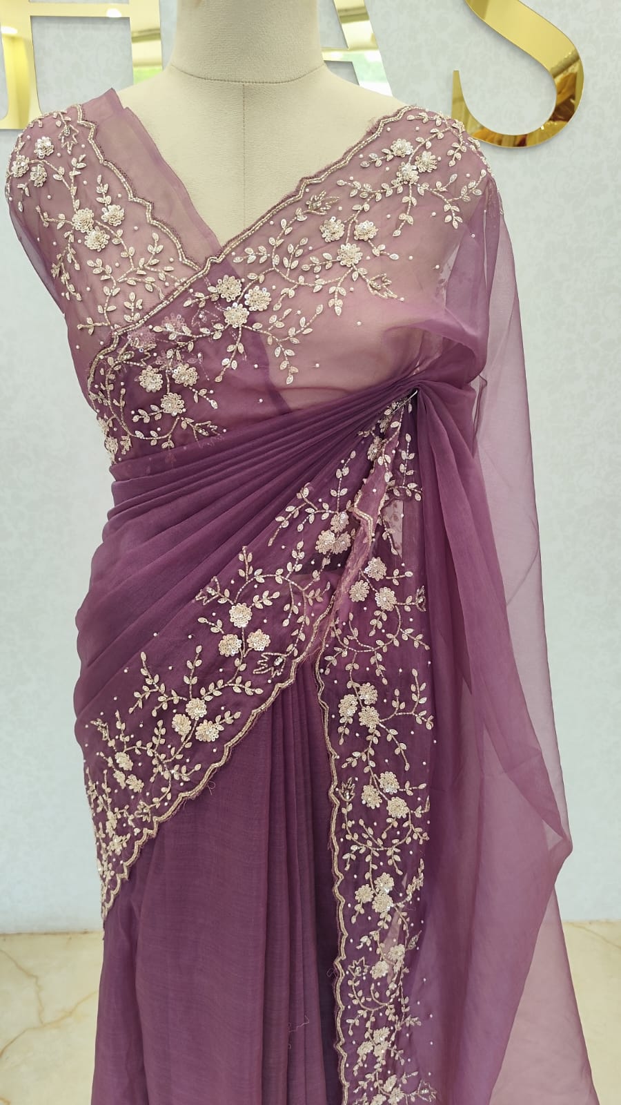 ORGANZA SAREE