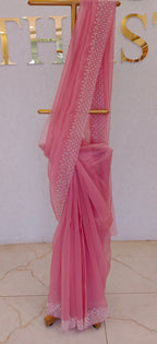 CRUSH ORGANZA SAREE