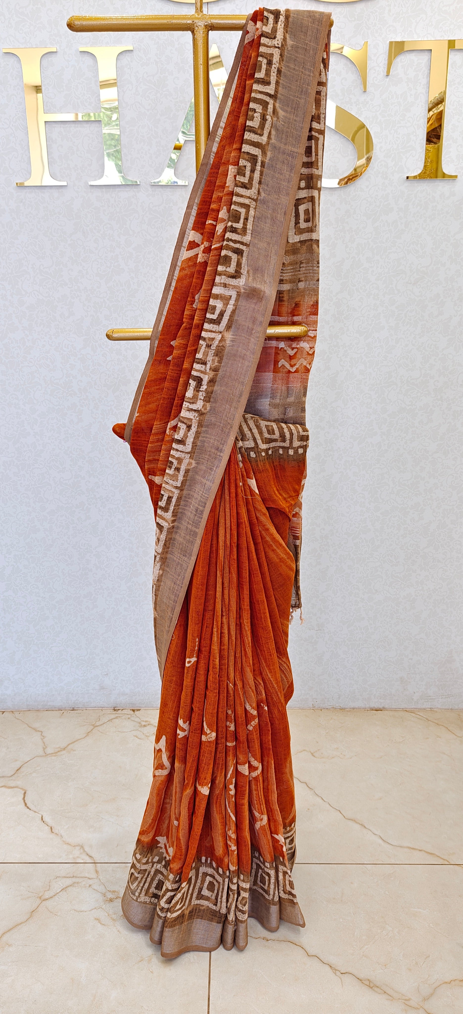 LINEN SAREE